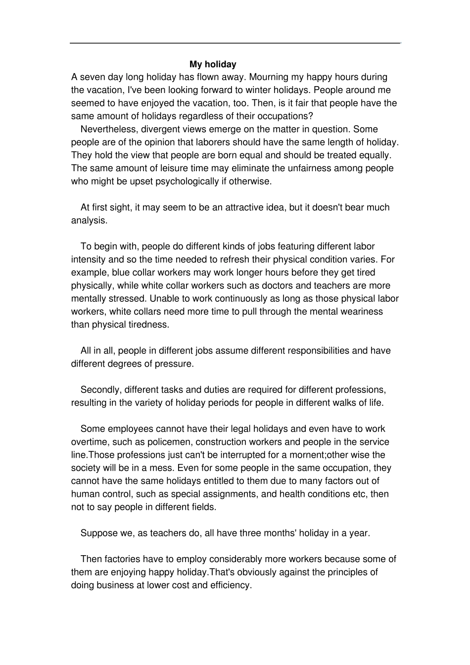 初二下学期英语作文范文_第2页