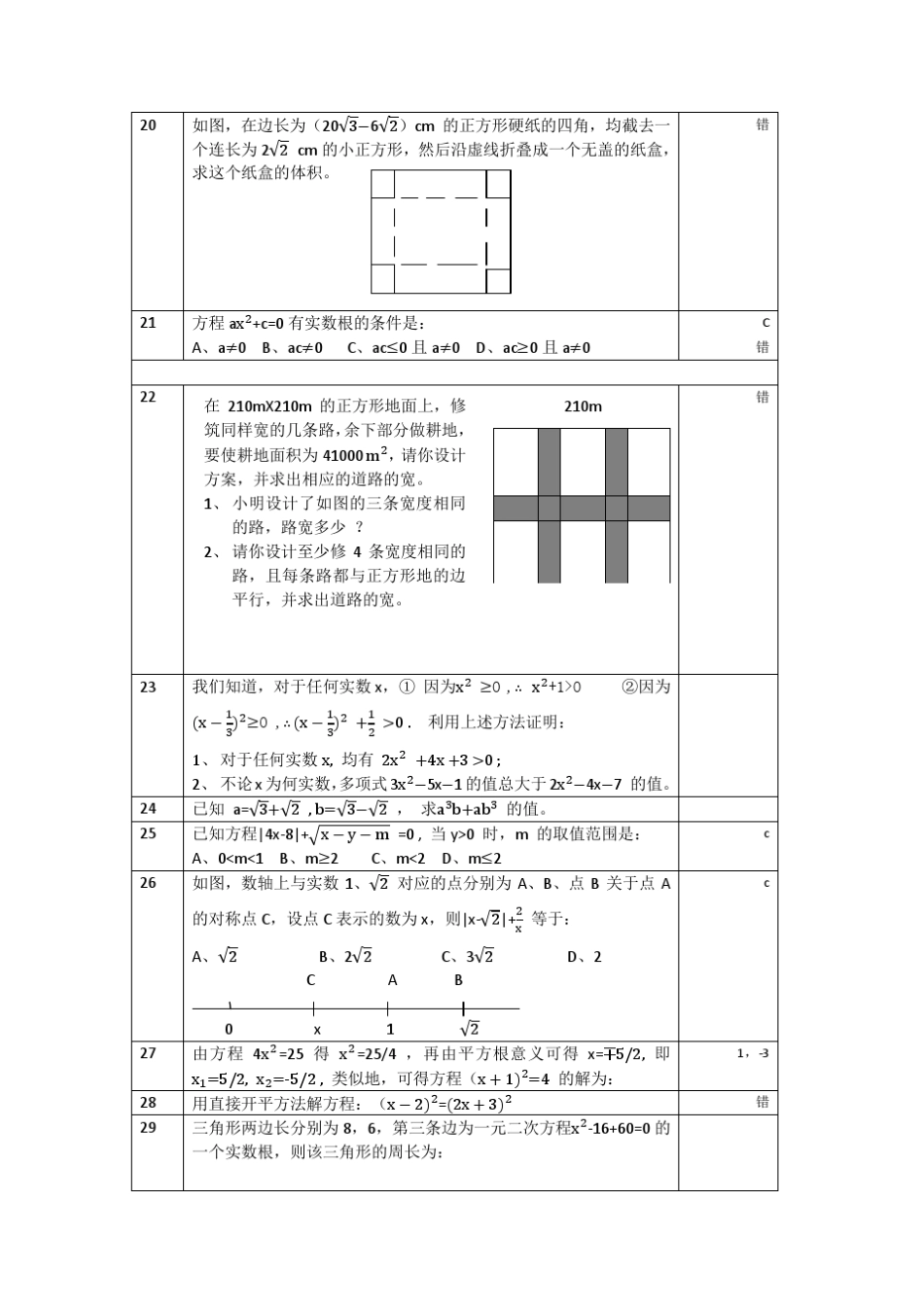 初二下数学易错题_第2页