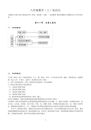 初二数学复习资料