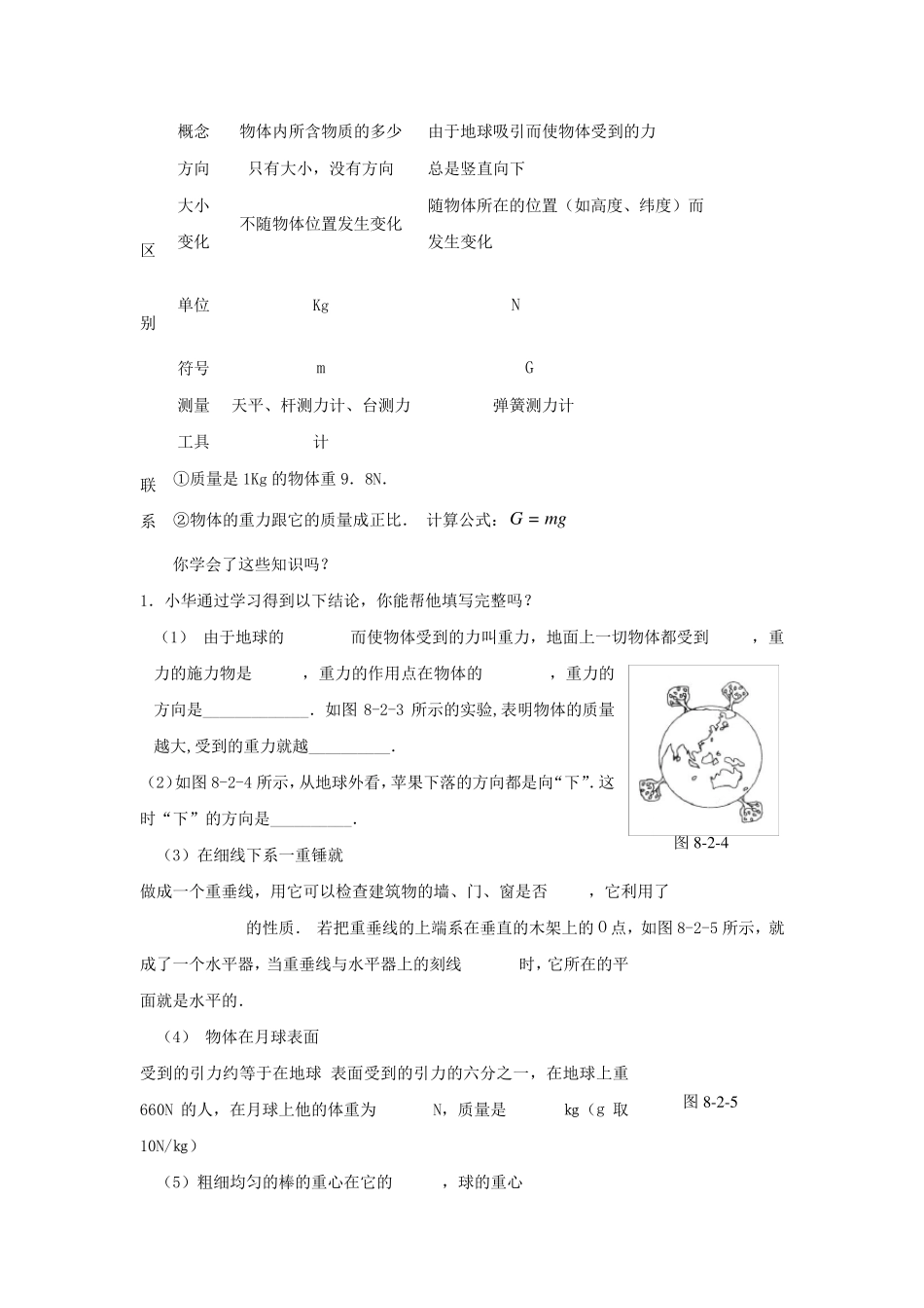 初二物理重力_第2页