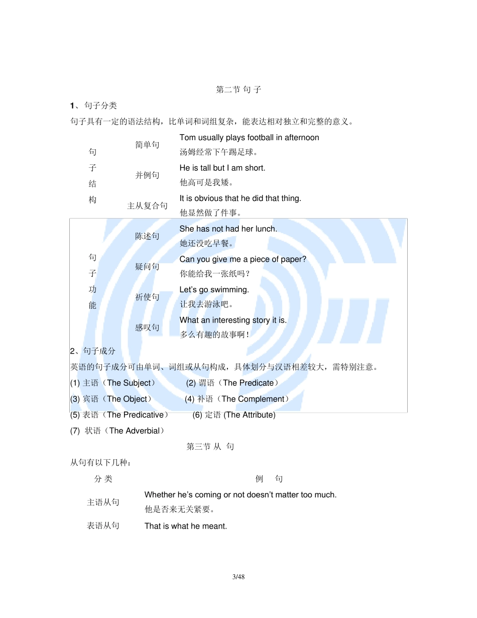 初升高英语语法汇总_第3页