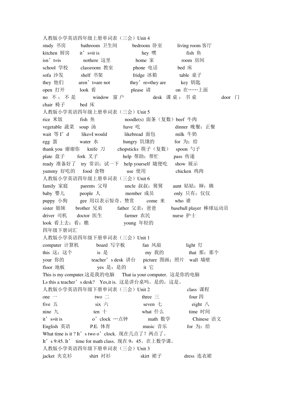 初学者英语单词大全_第3页