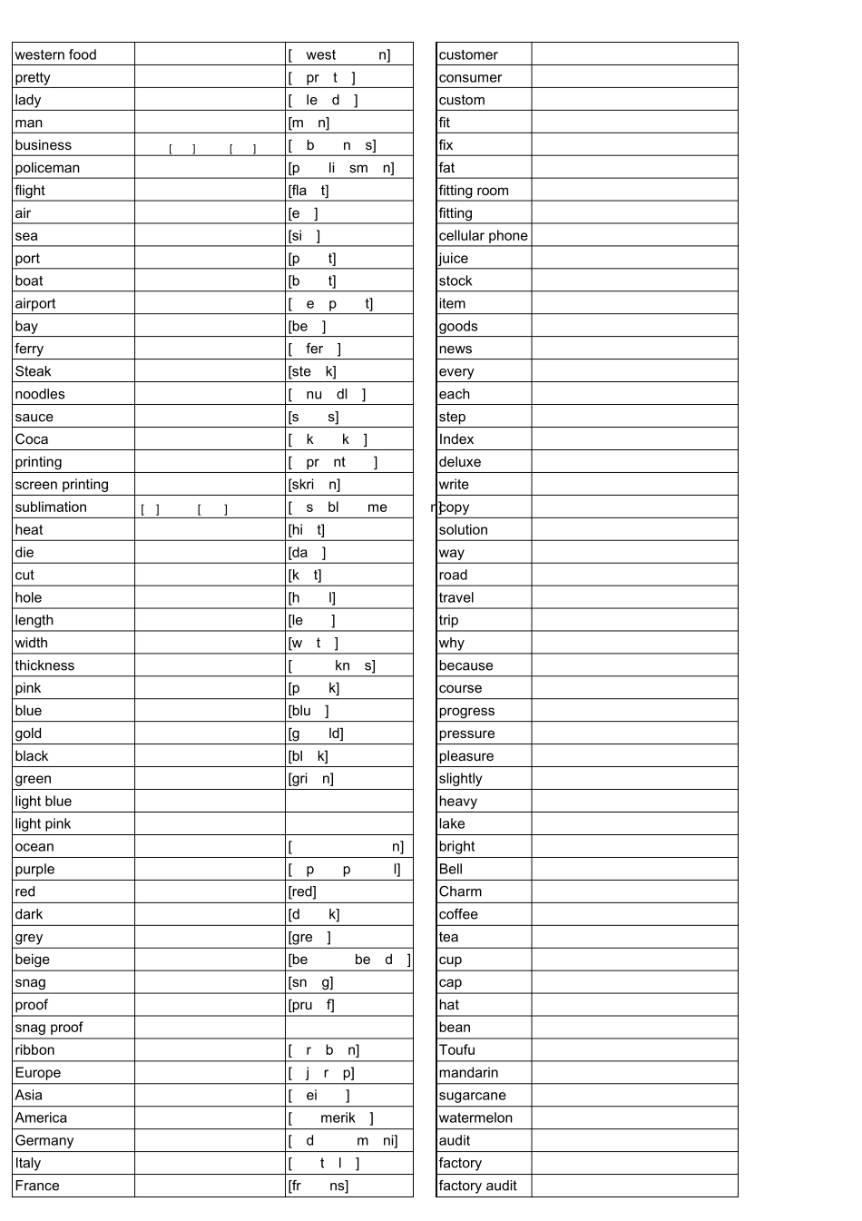 初学英语单词_第3页
