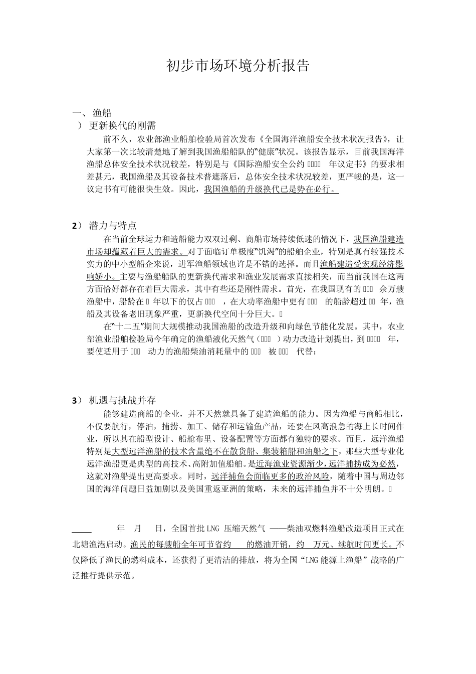 初步市场分析报告_第1页