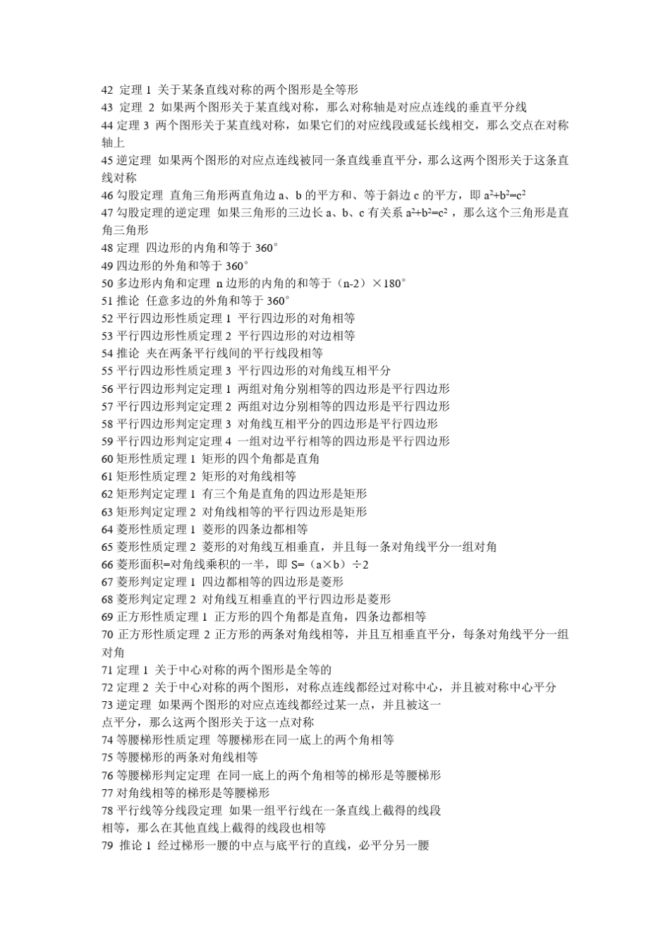 初级中学数学.公式.大全_第2页