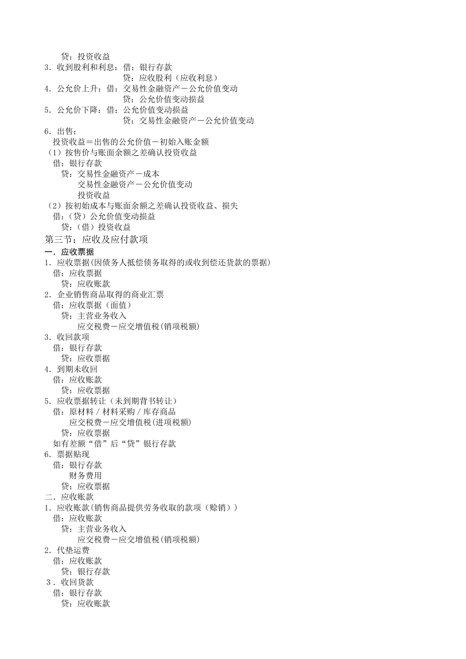 初级会计实务会计分录总结大全_第2页