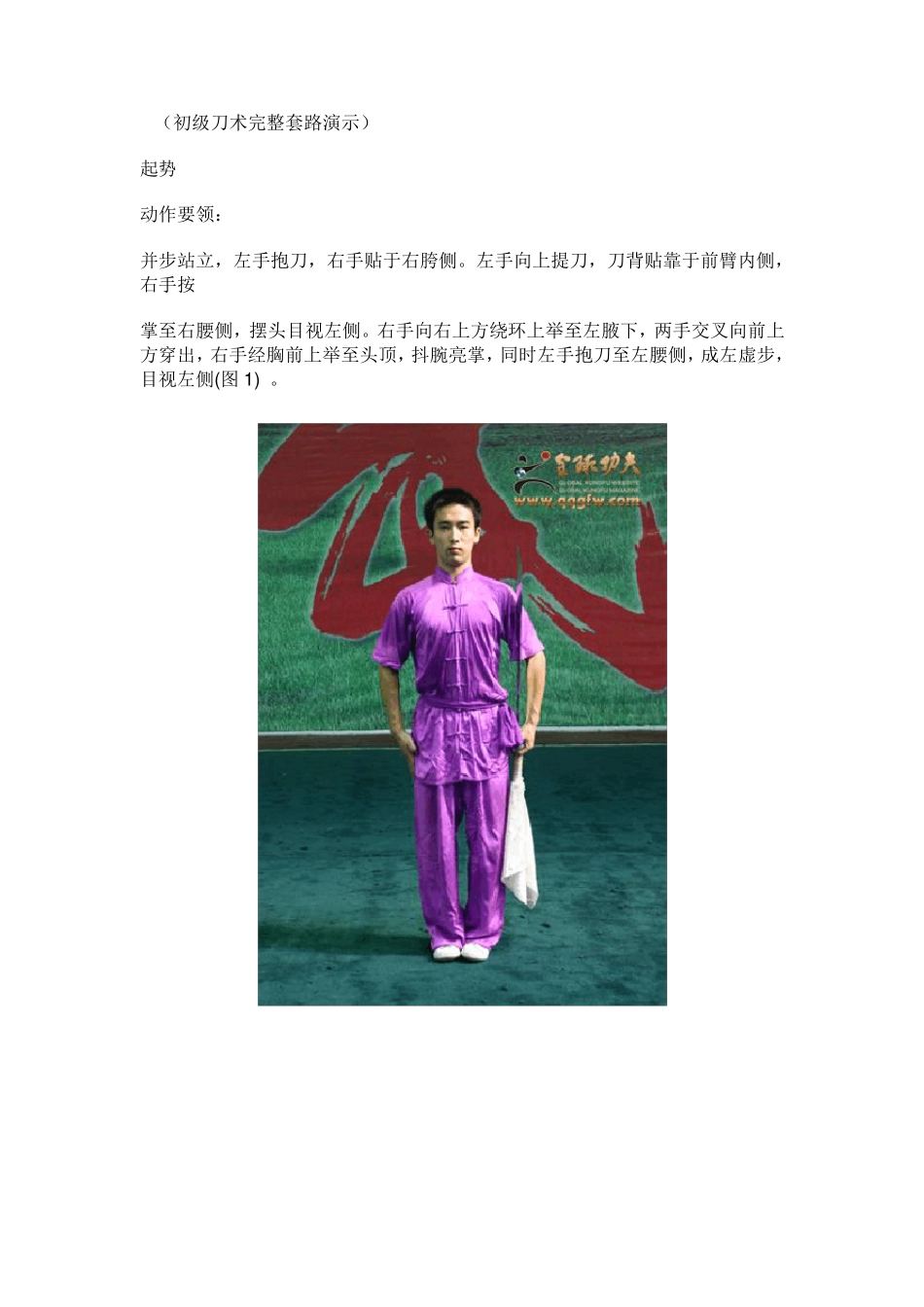 初级刀术图解真人图示版_第2页