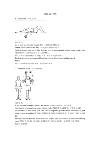初级普拉提(s)