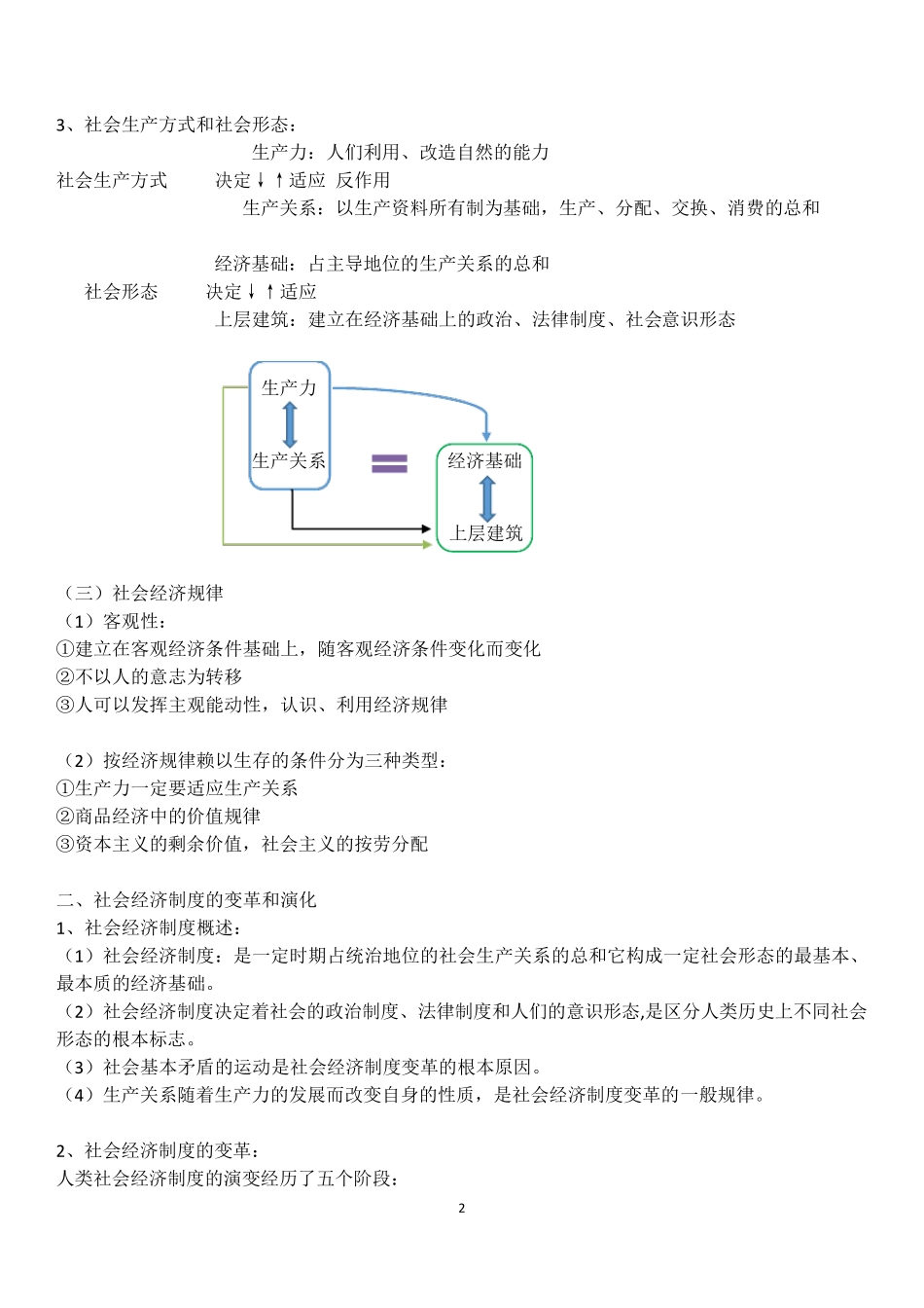 初级经济师经济基础知识笔记_第2页