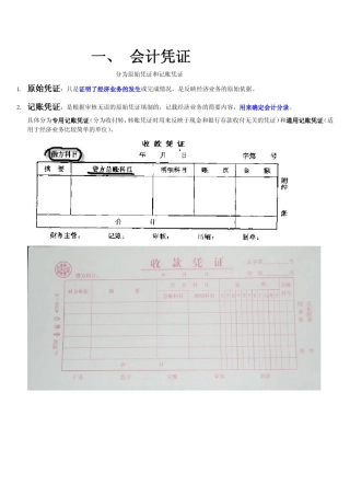 初级财务会计常识