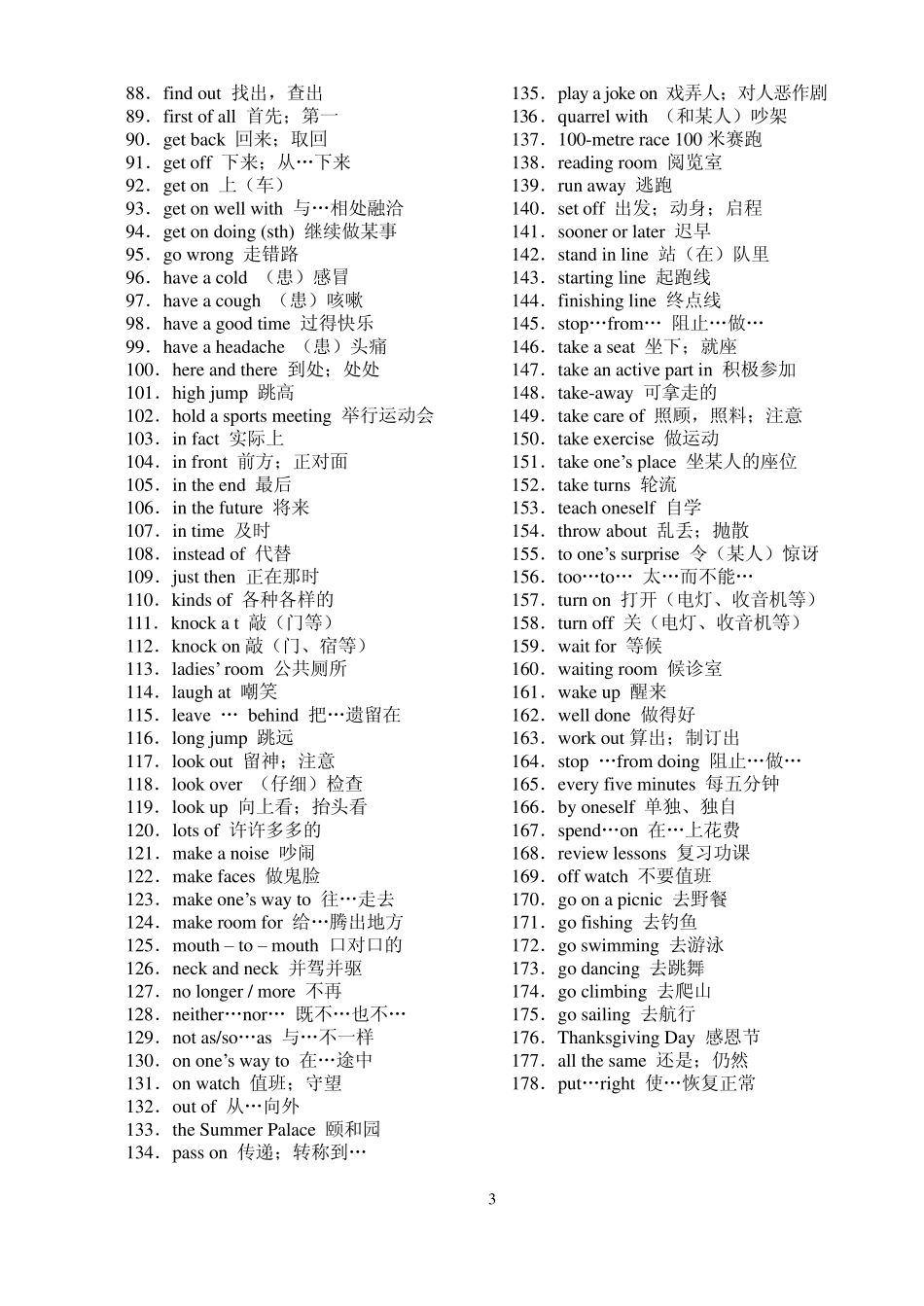 初高中英语单词词组汇总_第3页
