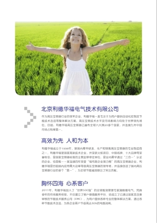 利德华福高压变频器综合样本