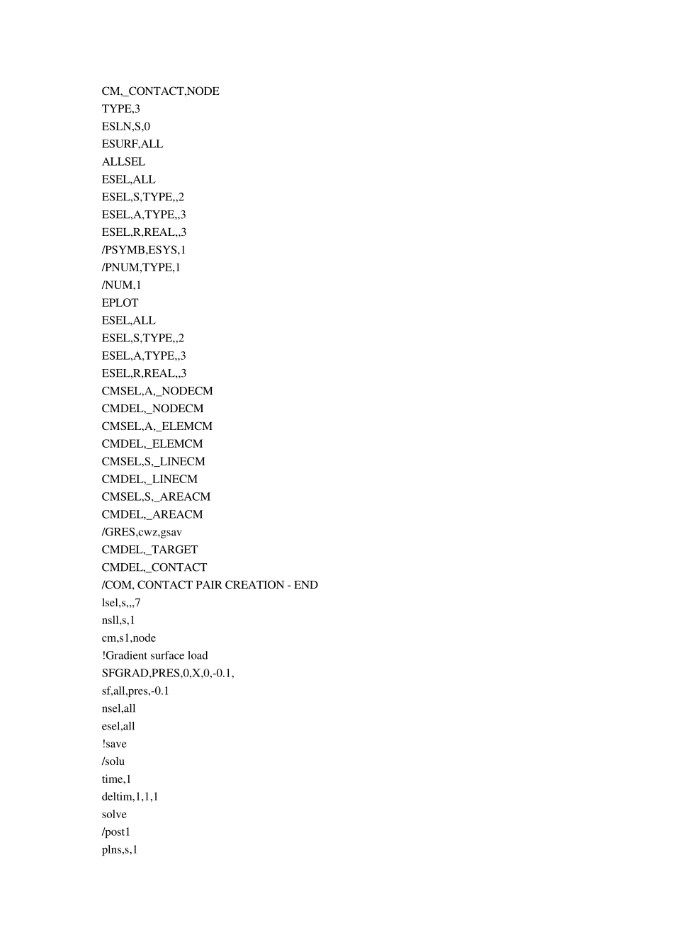 利用ANSYS进行断裂分析_第3页