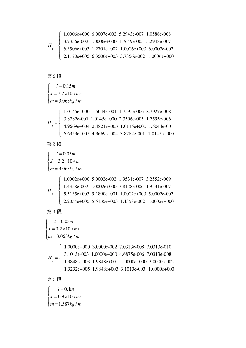 利用传递矩阵法和Riccati传递矩阵法分析转子临界转速_第2页