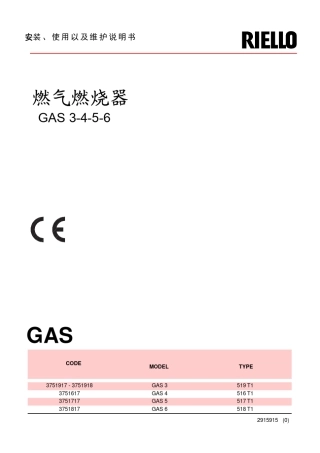利雅路燃烧器说明书