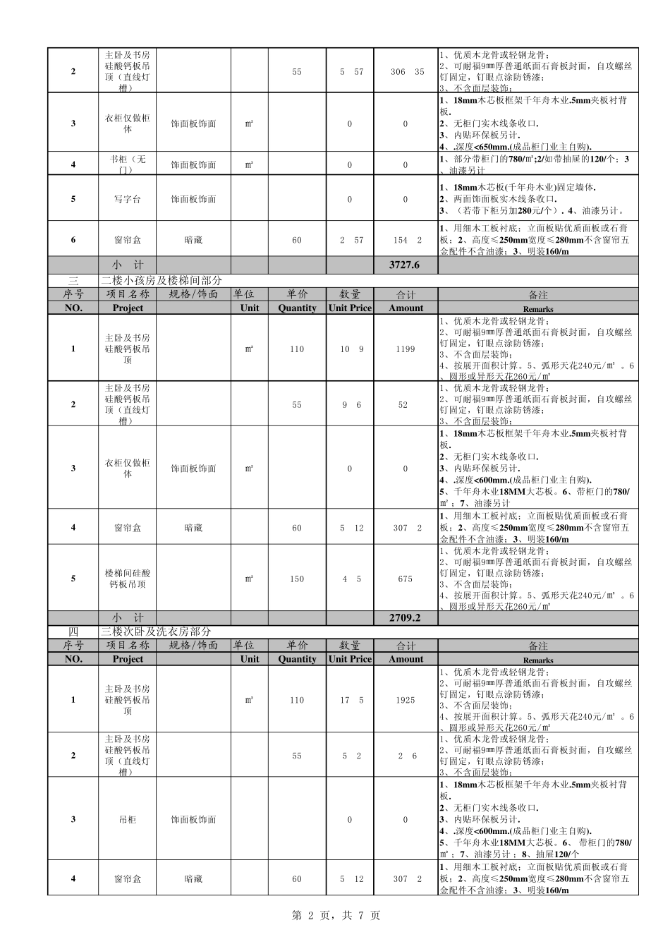 别墅装修报价单公司_第2页