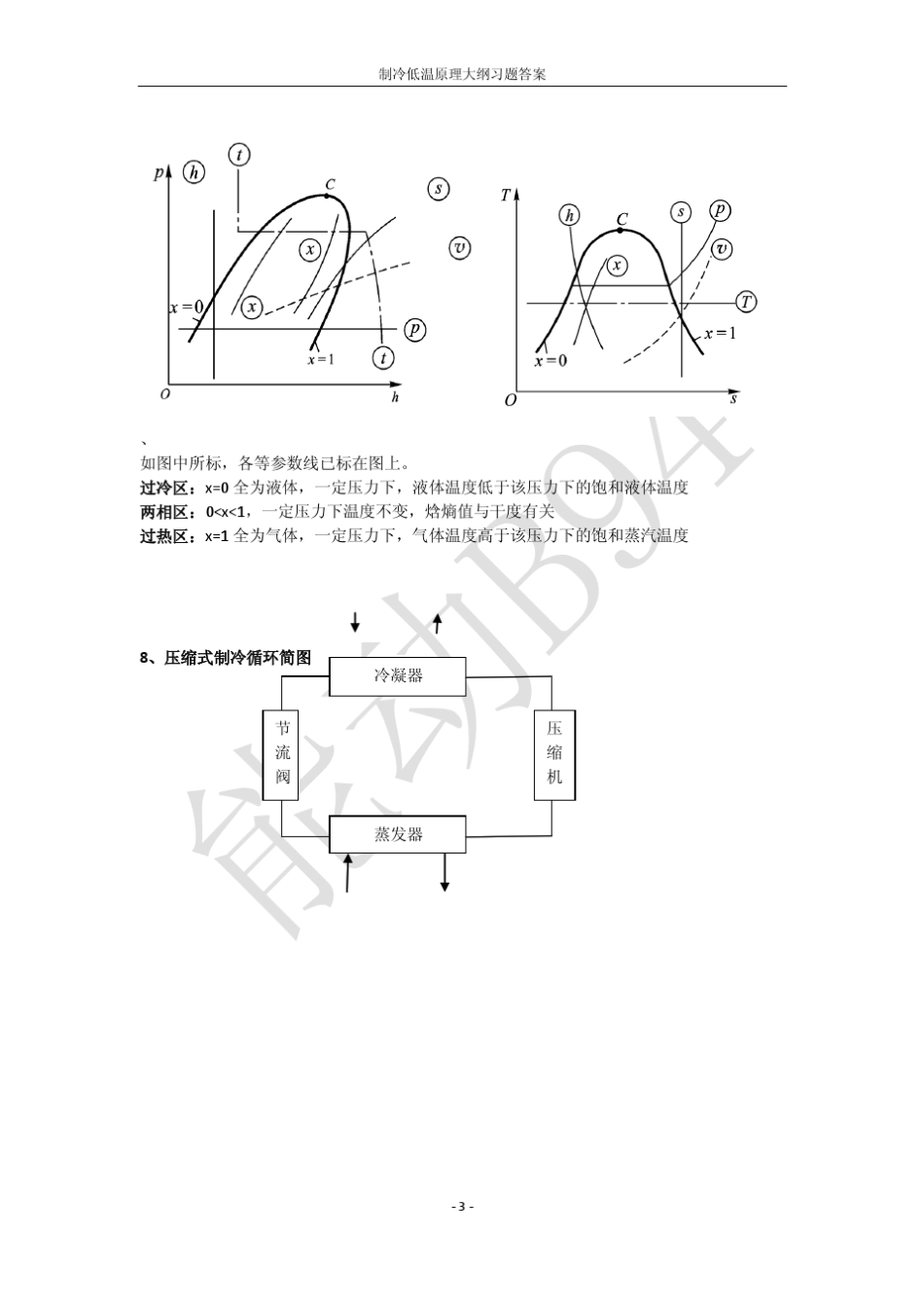 制冷与低温思考题题解_第3页