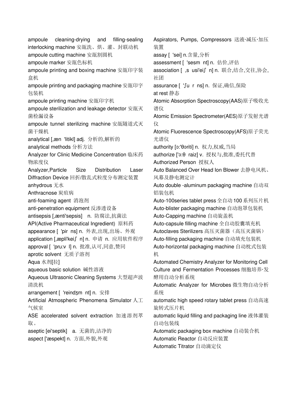 制剂专业英语单词汇总_第2页