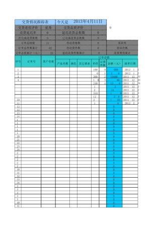 制造业销售管理表(wps)