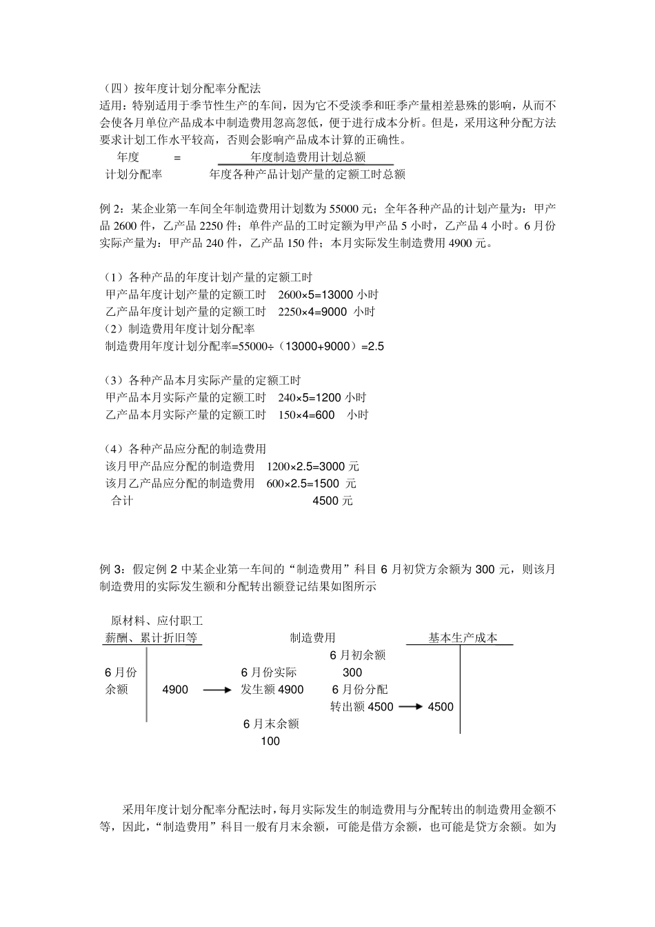 制造费用分配、公式_第3页