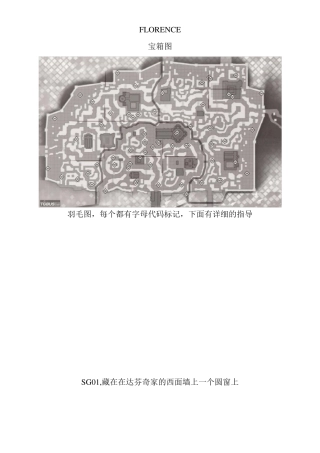 刺客信条II最详细的羽毛搜集地址