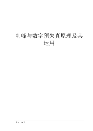 削峰和数字预失真原理及其运用