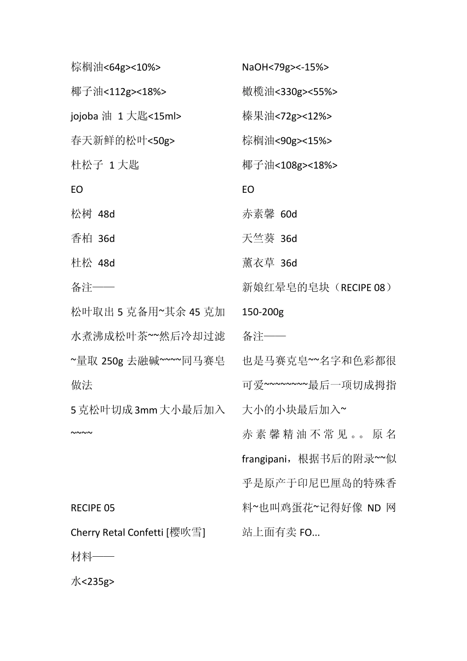 前田京子手工皂配方_第3页