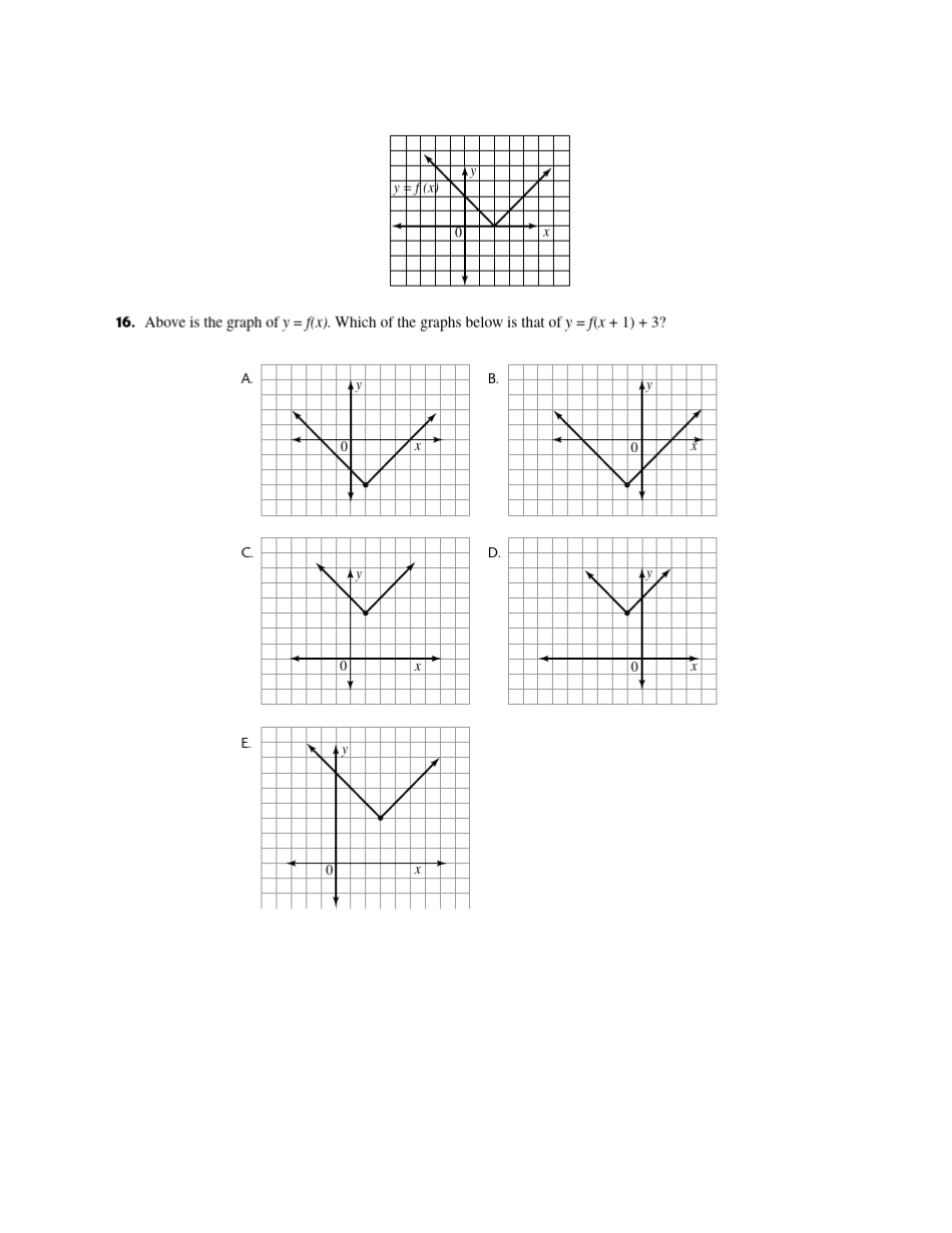 剑桥外国语学校高一数学复习题(英文版)_第3页