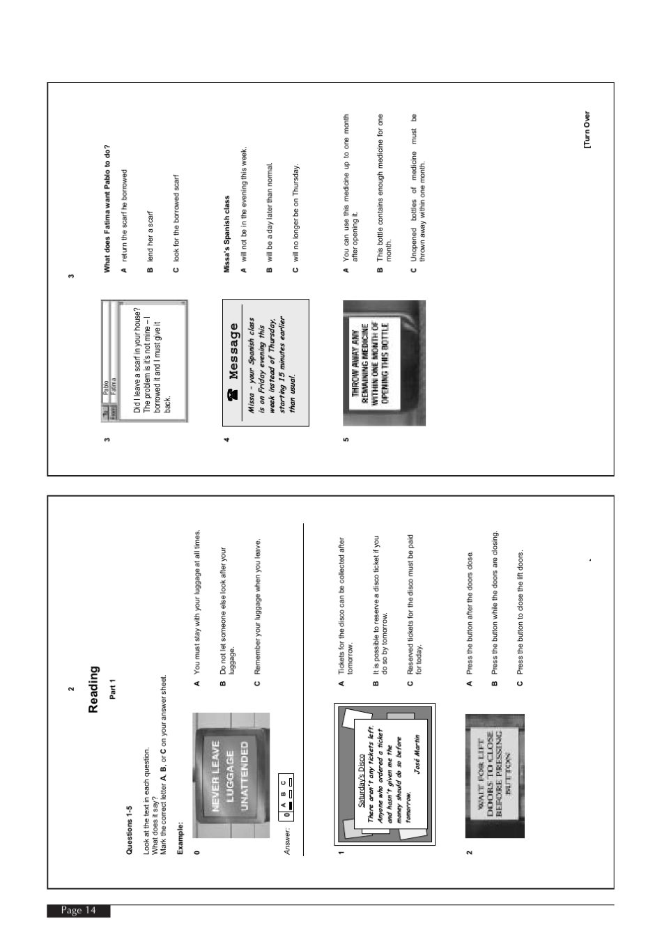 剑桥通用五级PEThandbook阅读写作部分样题_第2页