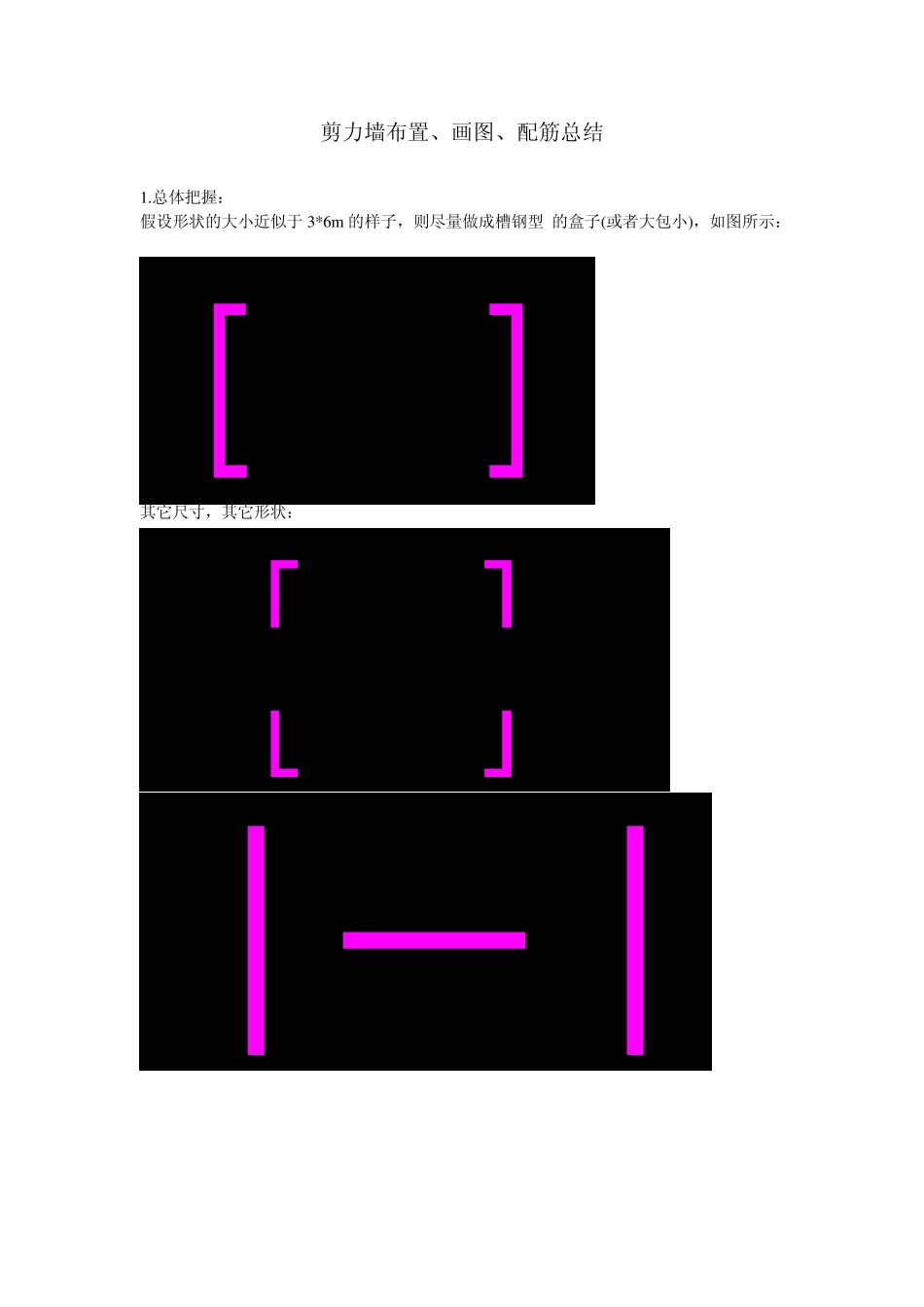 剪力墙布置、画图、配筋_第1页