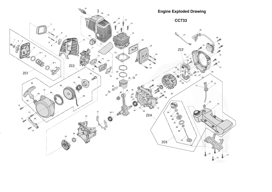 割灌机分解图_第2页