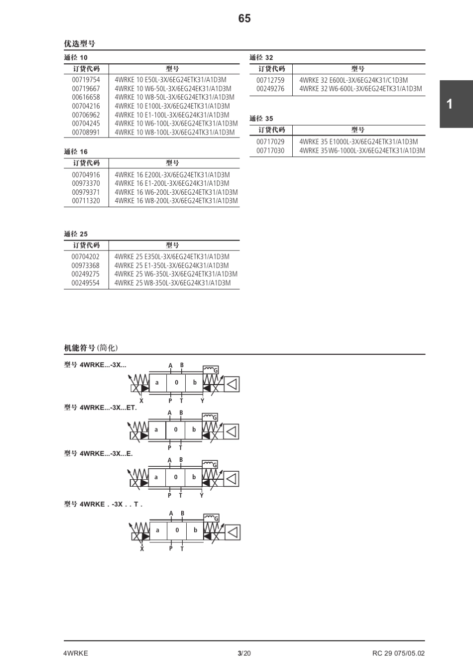 力士乐先导式比例方向阀4WRKE_第3页