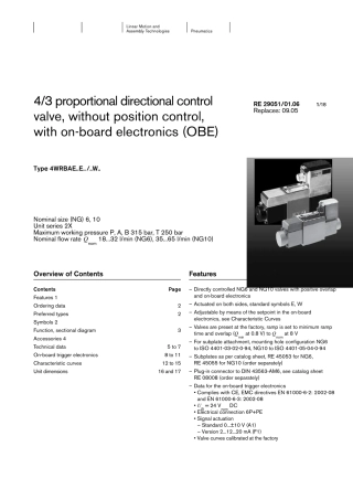 力士乐比例方向阀样本
