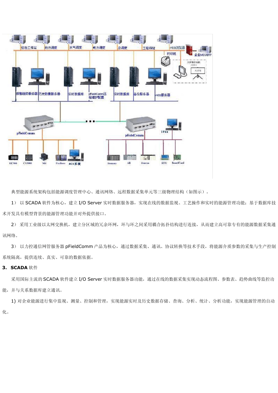 力控通讯网关服务器pFieldComm在某钢厂EMS中的应用_第3页