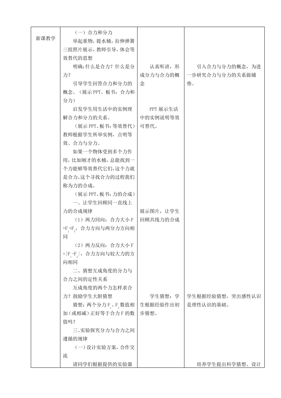 力的合成优质课一等奖教学设计_第3页