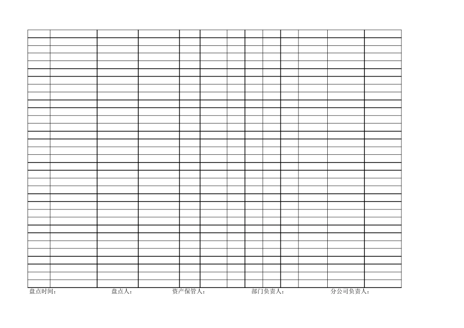 办公室固定资产盘点表_第3页