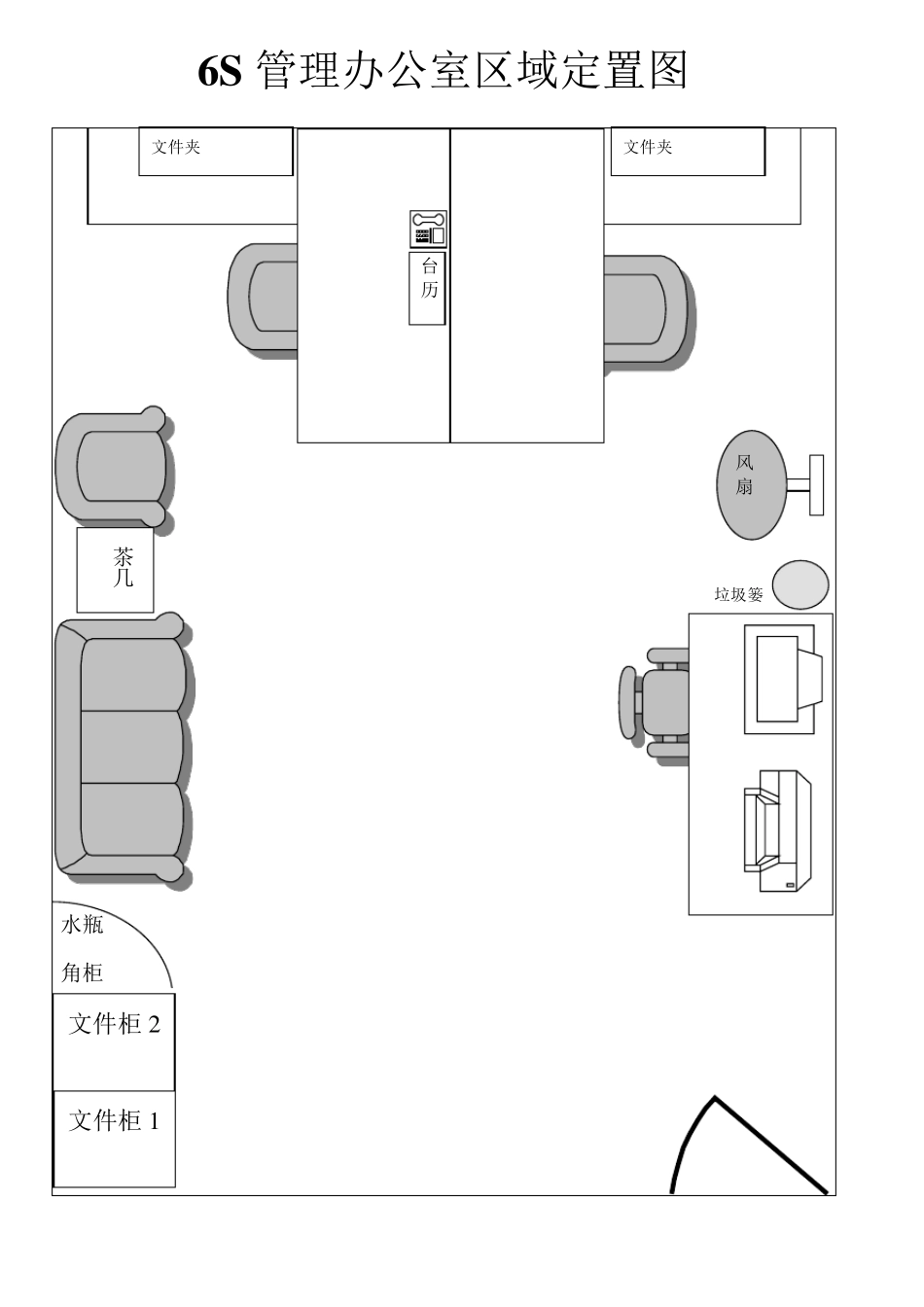 办公室定置图(参考范本)_第2页