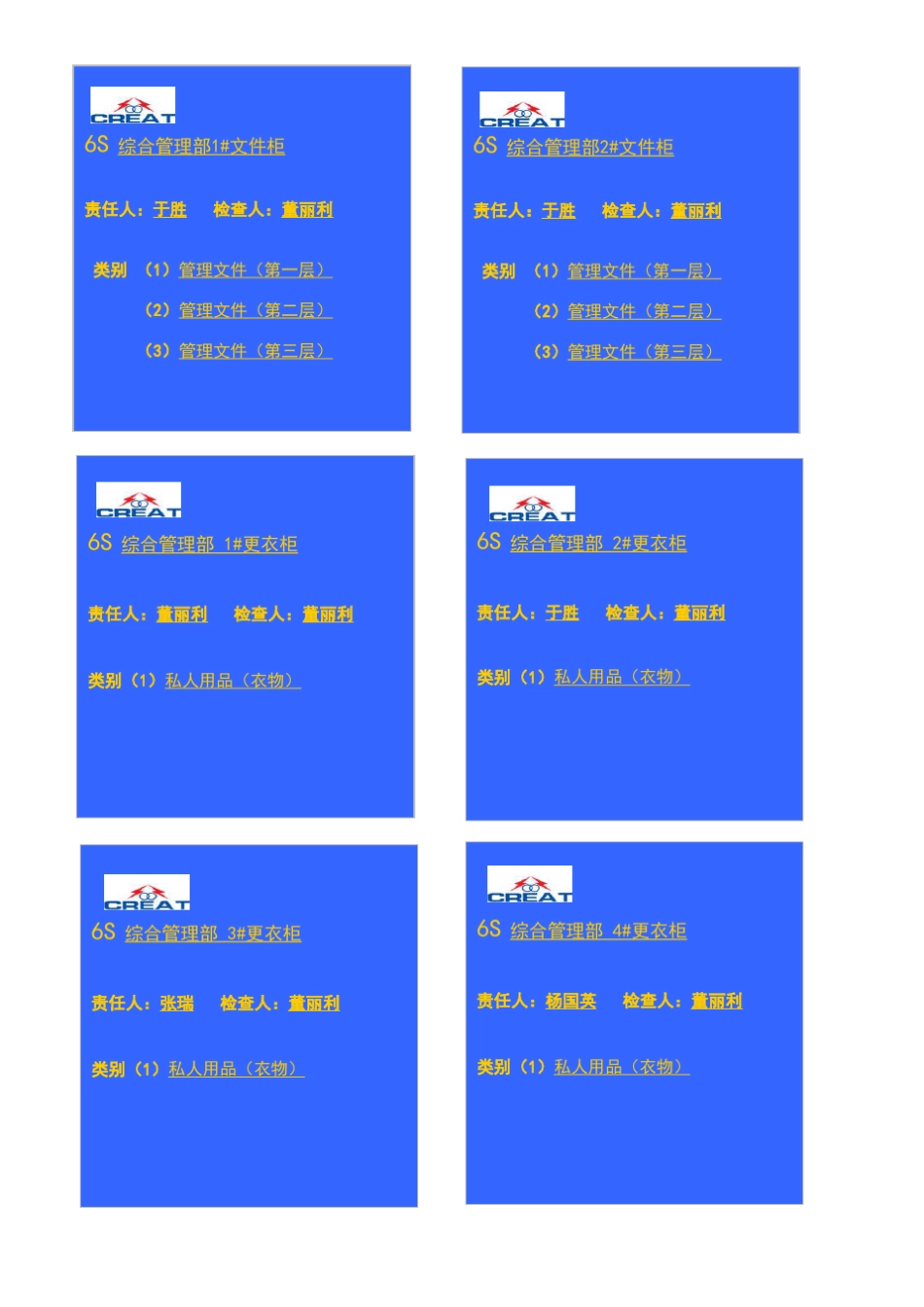 办公室标识模版_第2页