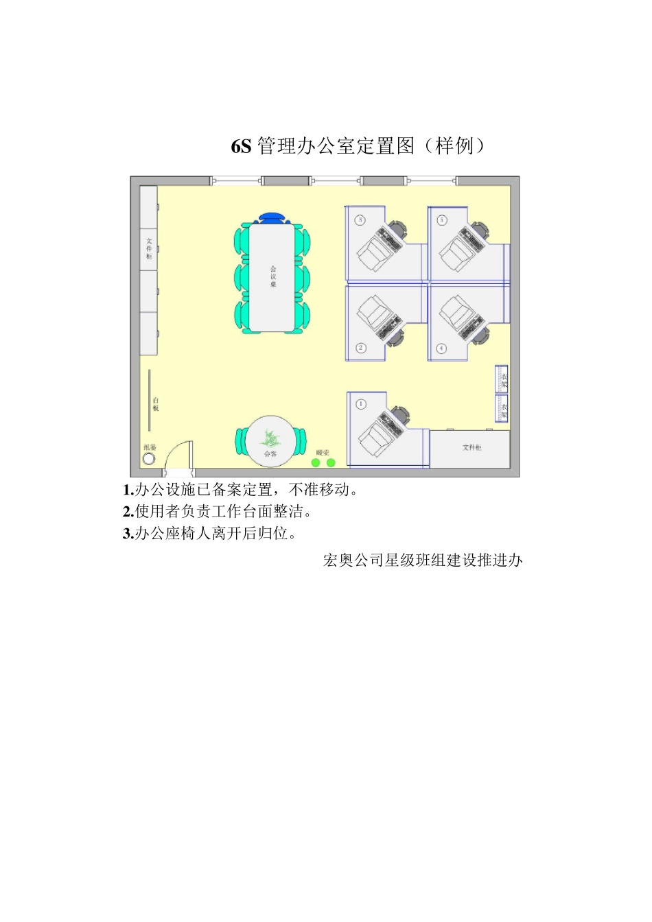 办公室物品标识及定置标准_第2页