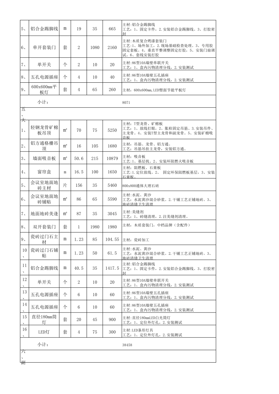 办公室装修装饰报价单_第3页