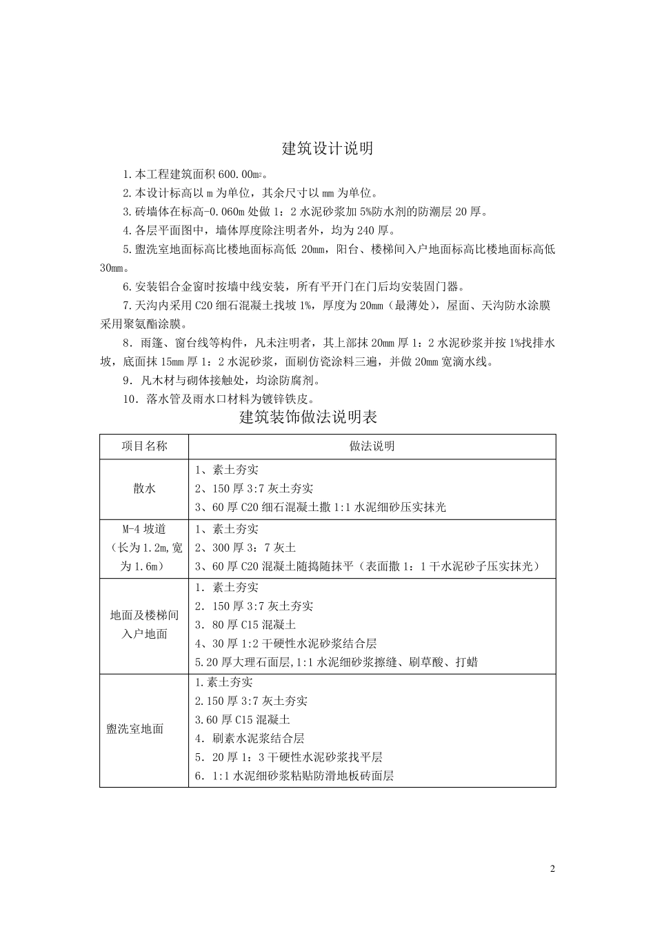 办公楼土建工程量计算及招标控制价实例_secret_第2页