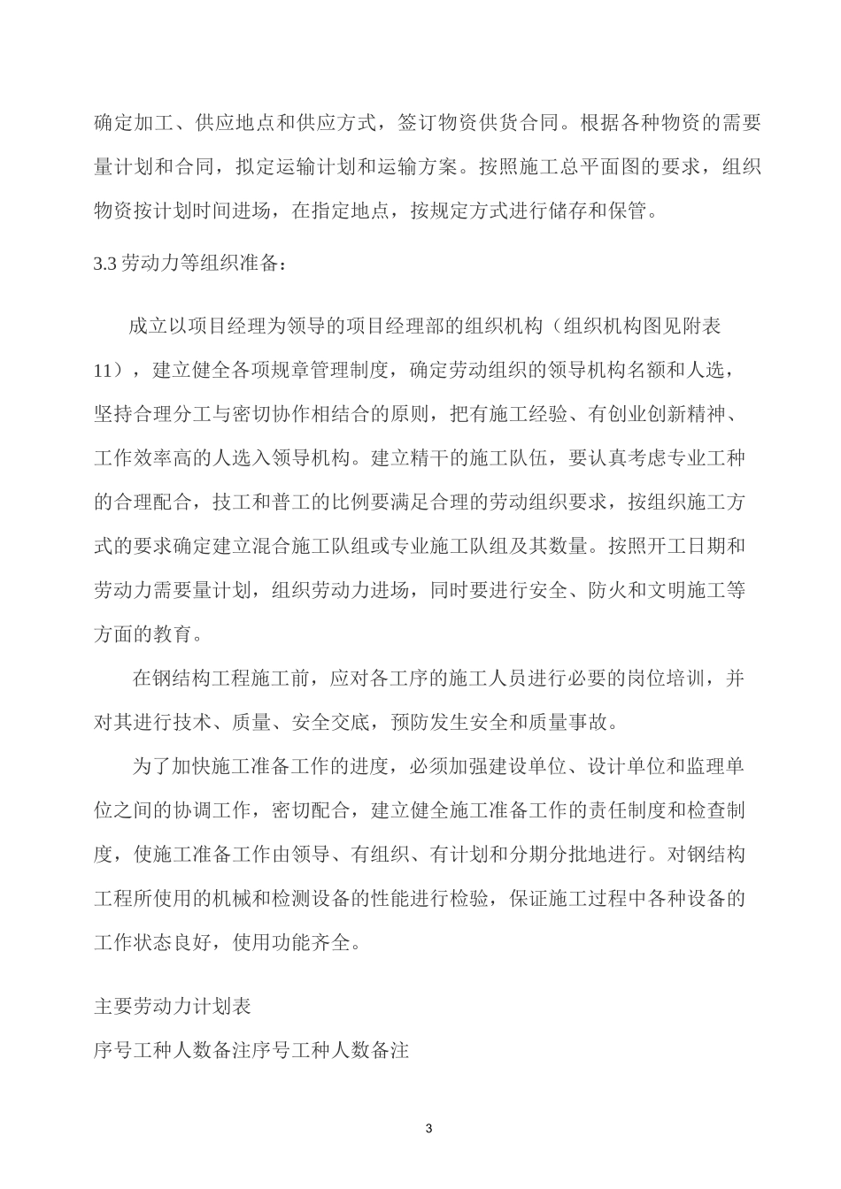 钢大门施工组织设计_第3页