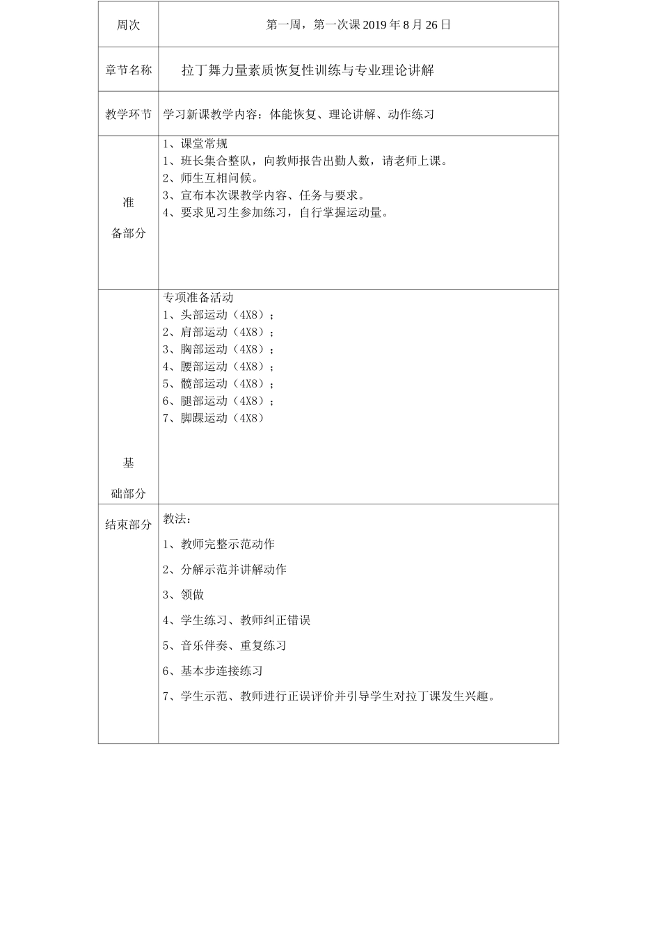 高校拉丁舞教案_第3页