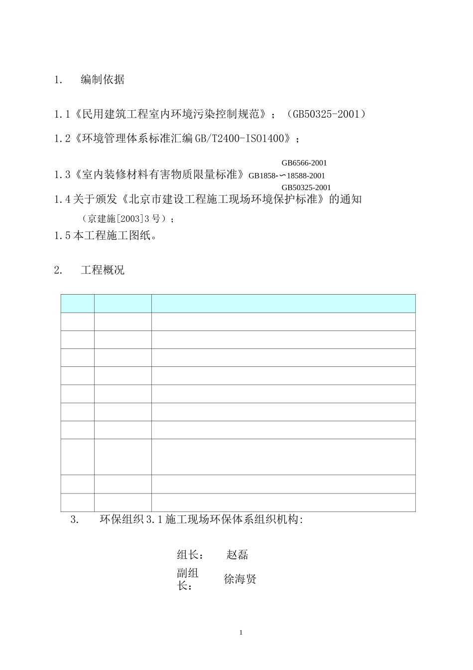 (完整版)环境保护方案_第1页