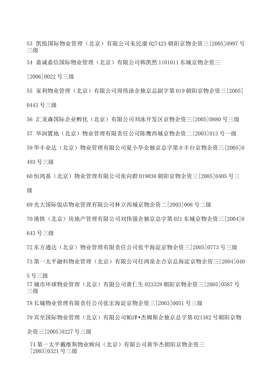 北京所有物业公司名录_第3页
