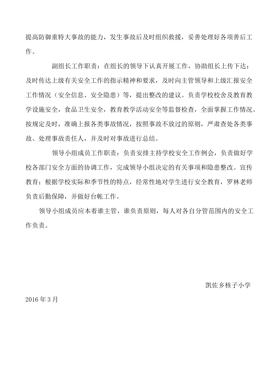 安全工作领导小组及责任分工_第2页