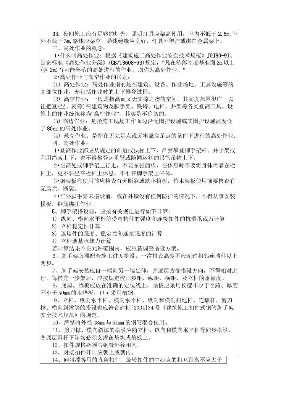 土石方安全教育 培 训 记 录_第3页