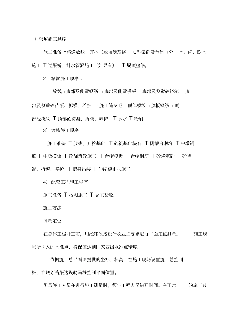 渠道施工方案__第1页