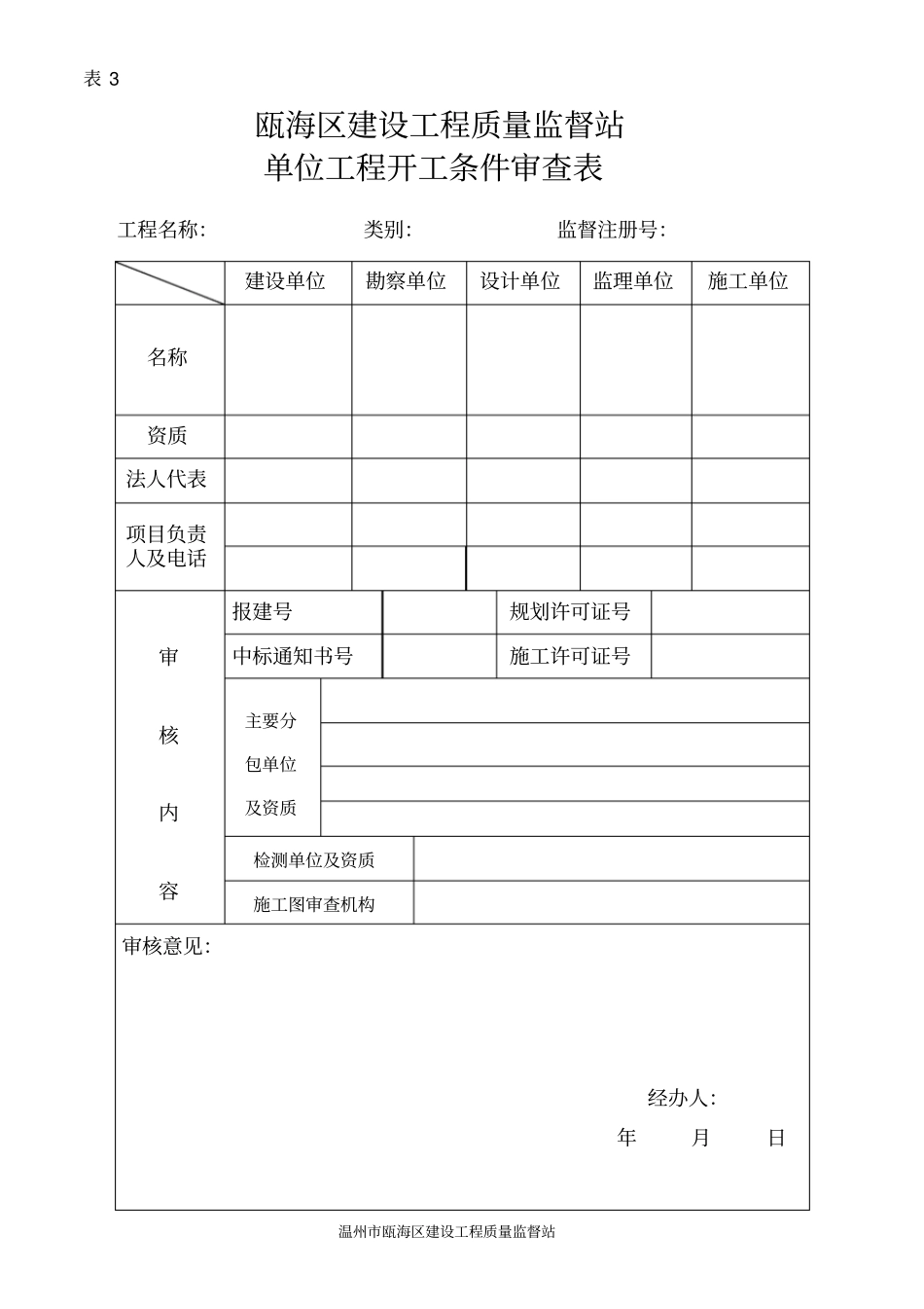 温州瓯海区建设工程质量监督表_第3页