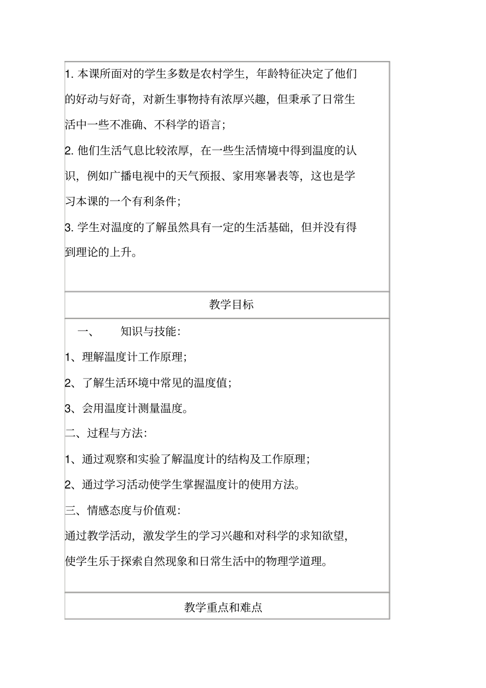 温度教学设计和反思_第2页